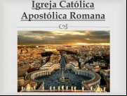 IGREJA NO BRASIL E NO MUNDO 